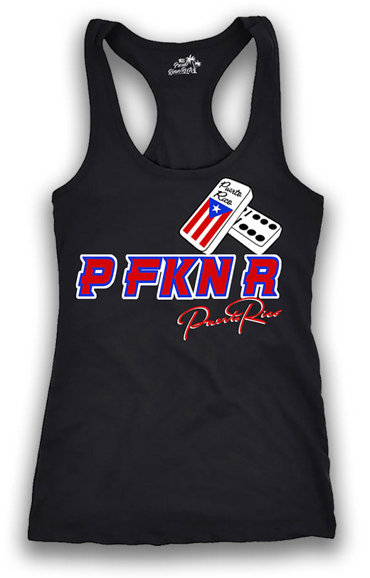 P FKN R Puerto Rico women's tank top