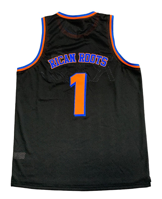 NY Ricans script jersey - Black *** PRE-ORDER JERSEY ONLY. WILL SHIP APROX JULY 15***