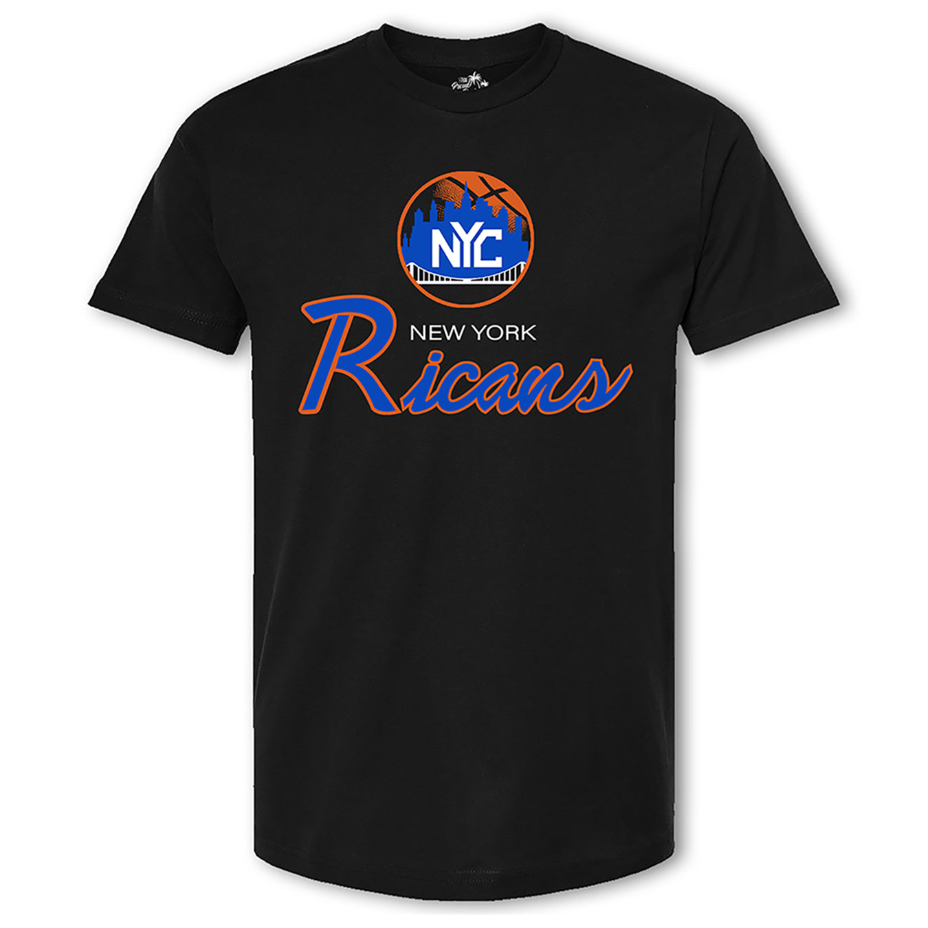 New York Ricans script T-shirt - black
