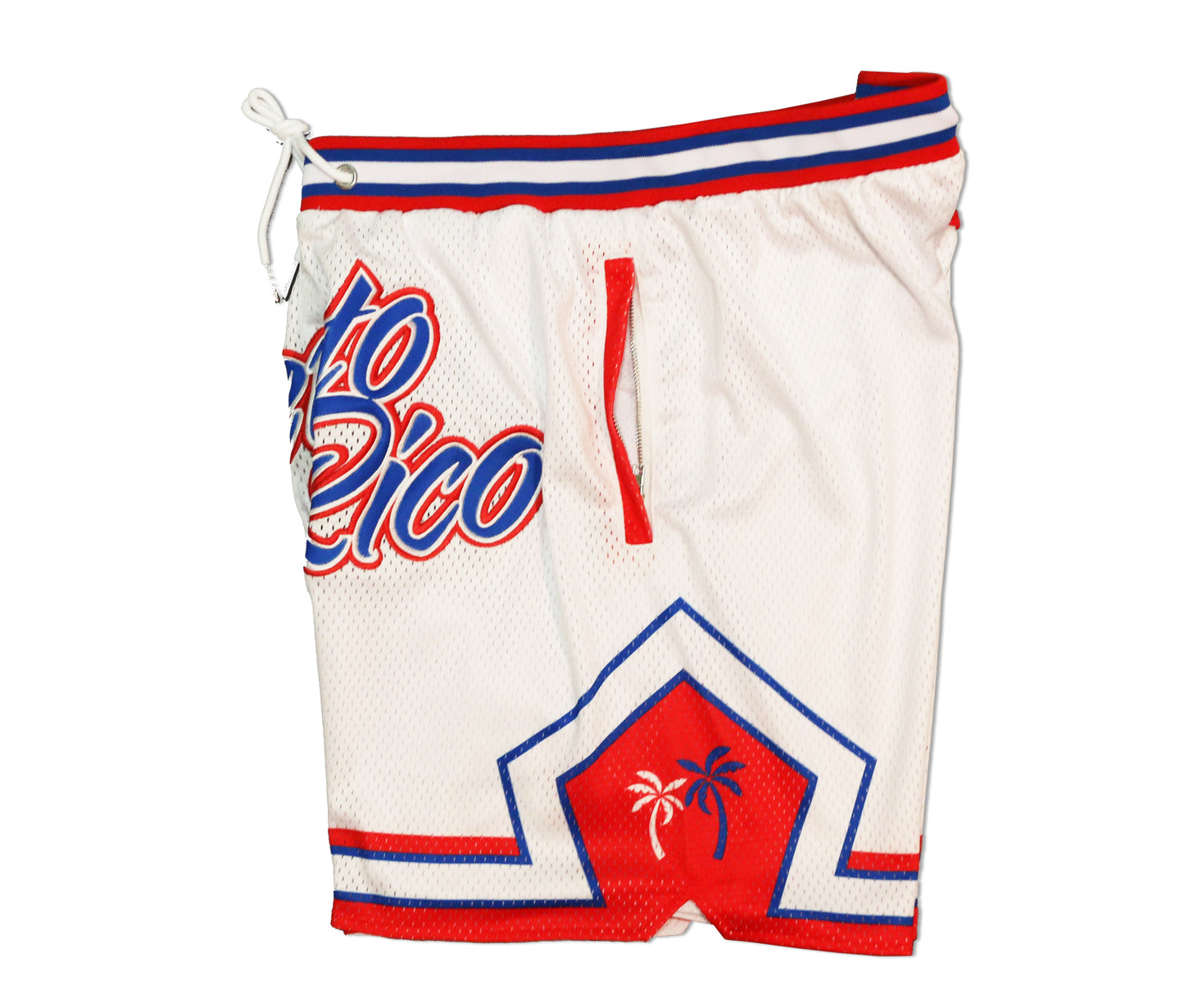 Puerto Rico Pride Basketball shorts - White