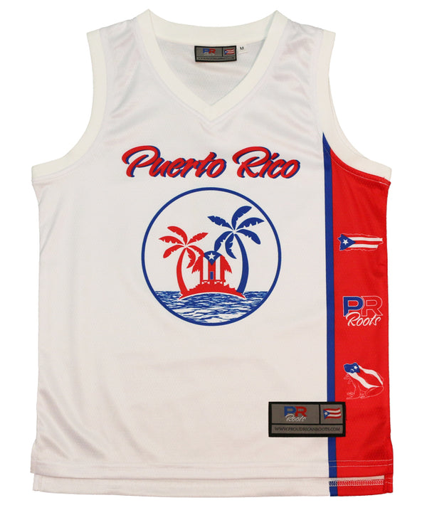 Puerto Rico Pride Basketball Jersey - Kids – Proud Rican Roots Clothing Co.