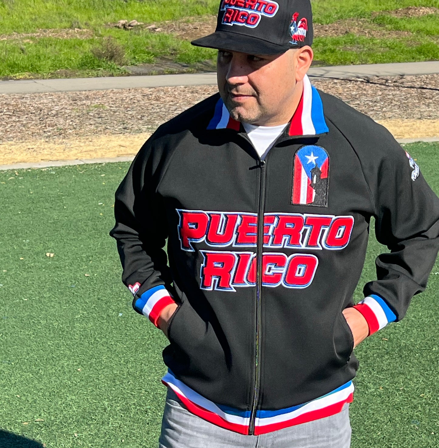 Black Puerto Rico Track Jacket