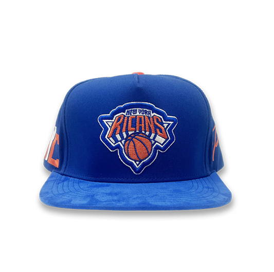 NY Ricans Basketball Hat-Blue