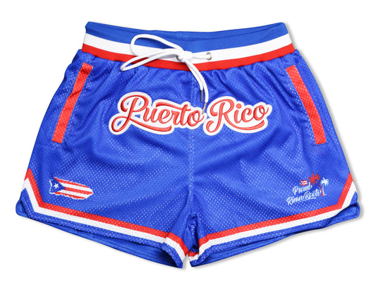 Puerto Rico Pride Women’s basketball shorts - Blue