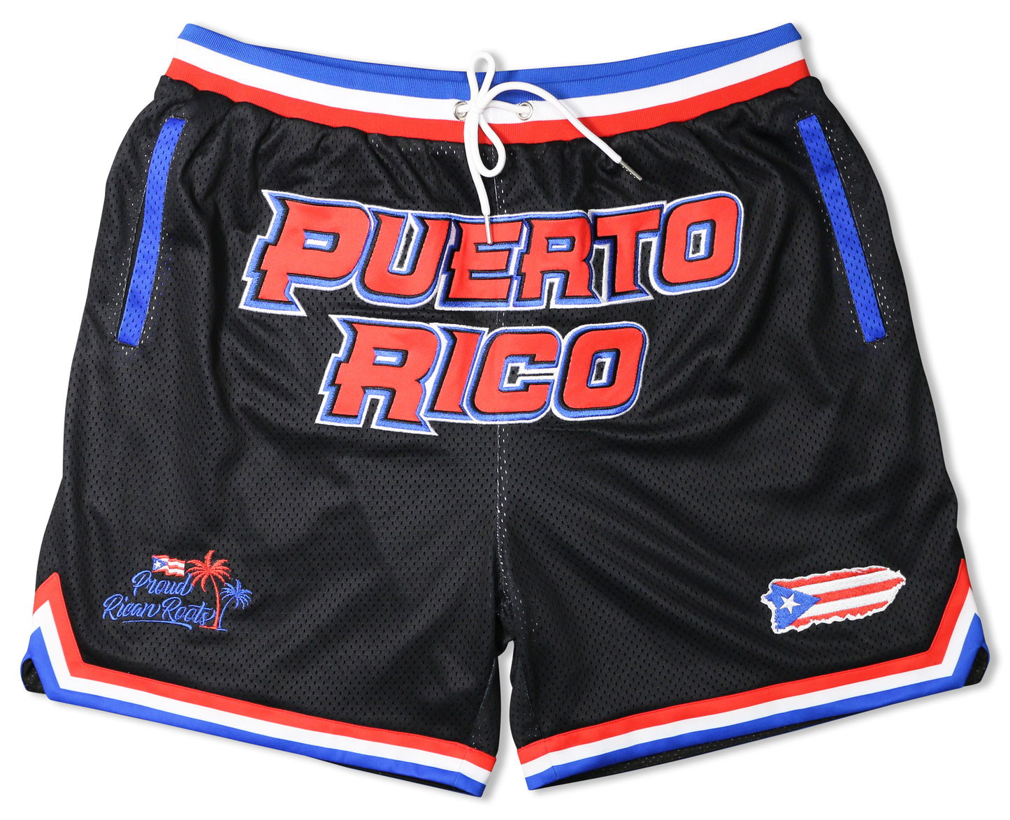 Puerto Rico Pride Basketball Shorts - Black