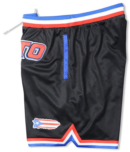 Puerto Rico Pride Basketball Shorts - Black