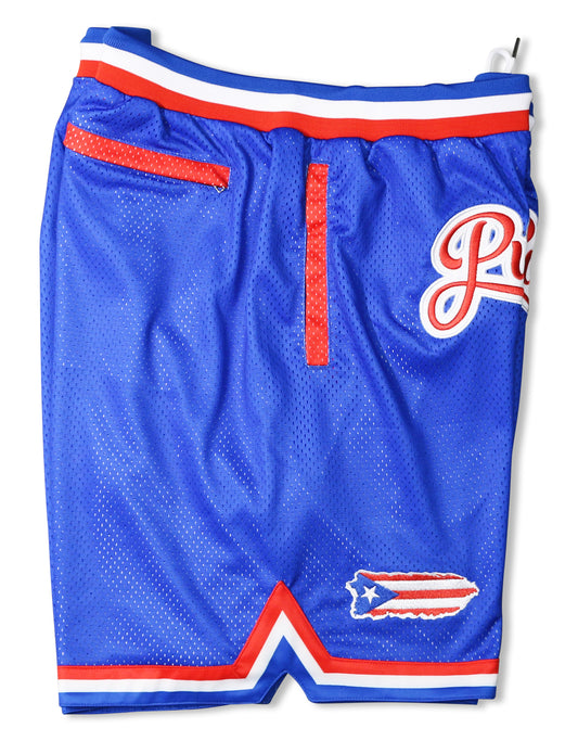 Puerto Rico Pride Basketball Shorts - Blue