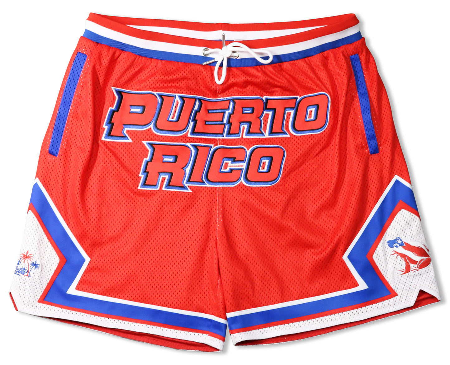 Puerto Rico Pride Basketball Shorts - Red