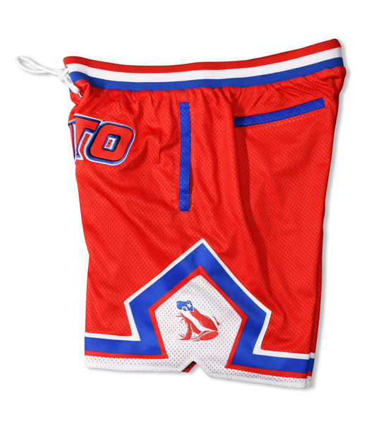 Puerto Rico Pride Basketball Shorts - Red