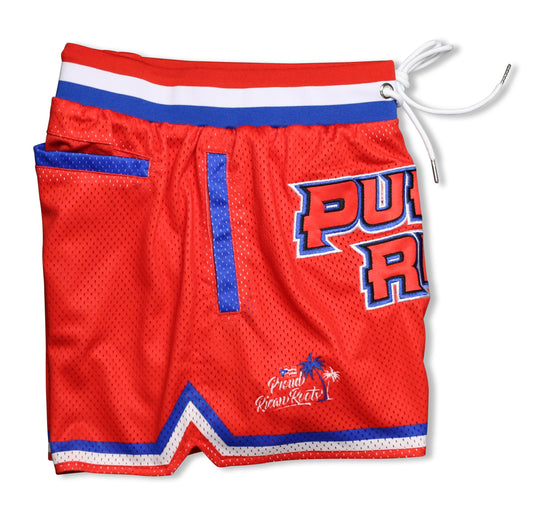 Puerto Rico Pride Women’s basketball shorts - Red