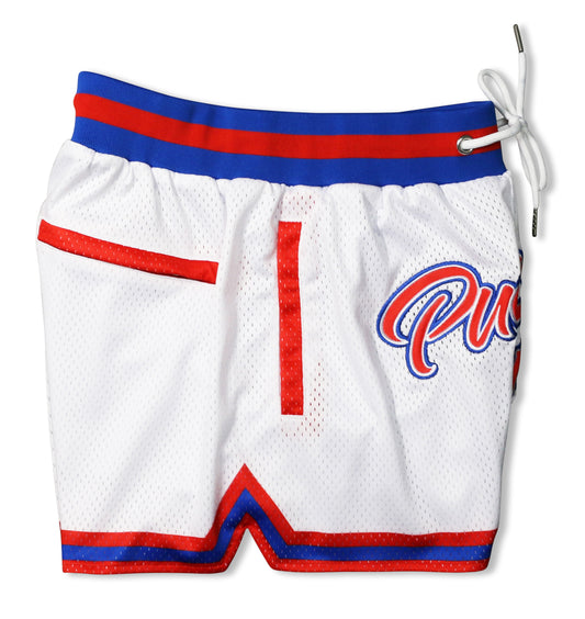 Puerto Rico Pride Women’s basketball shorts - White